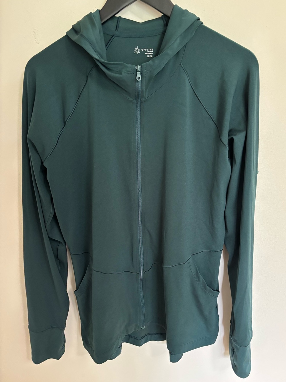 Aerie Active Hooded Full-Zip Jacket (Size XL)